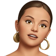 portrait of a girl sticker