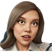 realistic portrait of girl sticker