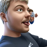 playful boys in a t-shirt sticker