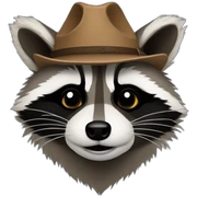 Redneck raccoon sticker