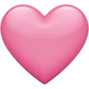 Pink heart sticker