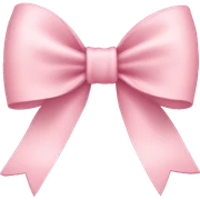 Light pink bow sticker
