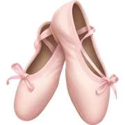 Pale pink ballet shoes sticker
