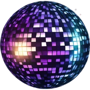 galaxy disco ball sticker