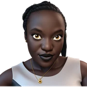 dark beauty with striking eyes sticker