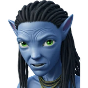 alien boy with dreadlocks sticker