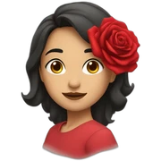 Rosa roja sticker