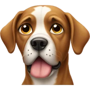 dog doing a side eye  sticker