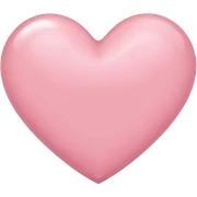 Light pink heart  sticker
