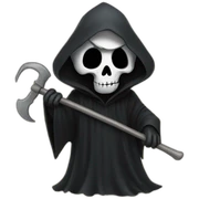 Grim reaper sticker