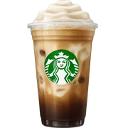 Starbuck ice coffee with ice cubes sticker