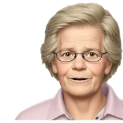 smiling boy in glasses sticker
