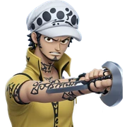 trafalgar law with sword sticker