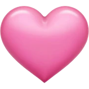 Pink heart sticker