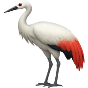 japan Crane sticker