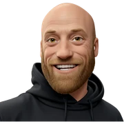 smiling boy in hoodie sticker