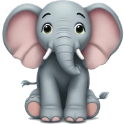 elephant stuffed animal sticker