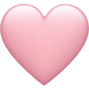 Light pink heart  sticker