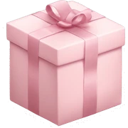 light pink package sticker