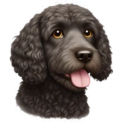 French water dog sticker