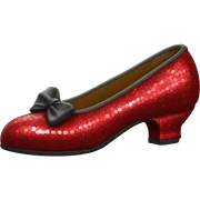 Dorothy’s ruby slippers wizard of oz sticker