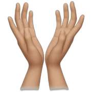 Hands sticker