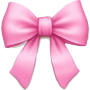 cute pink bow sticker