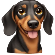 Weiner dog sticker
