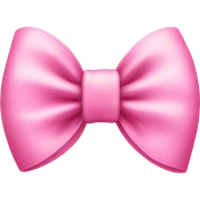 a cute pink bow sticker