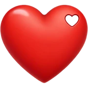 Heart sticker
