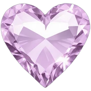Heart diamond  sticker