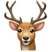Deer sticker