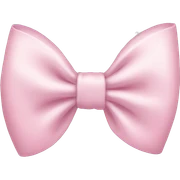 light pink bow sticker