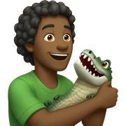 chrocodile with son of king sticker