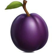 Plum sticker