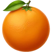 Orange orange sticker