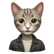 Кошка девочка sticker