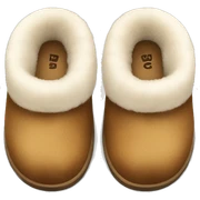 pair of ugg slippers sticker