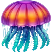 Sea jelly  sticker