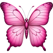 Pink butterfly  sticker