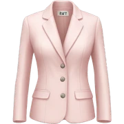 Pale pink petite jacket sticker