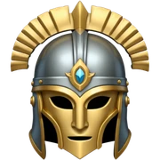 Casco de gerreros sticker