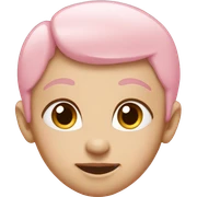 Baby pink heart sticker