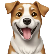 happy dog happy sticker