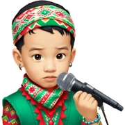 Colorful Singer sticker