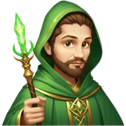Verdant Wizard sticker