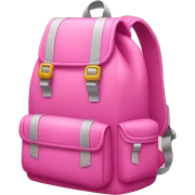pink backpack sticker