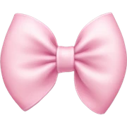 Light pink bow sticker