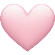 Light pink heart  sticker