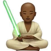 jedi meditation sticker